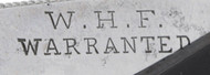 W.H.F. Warranted